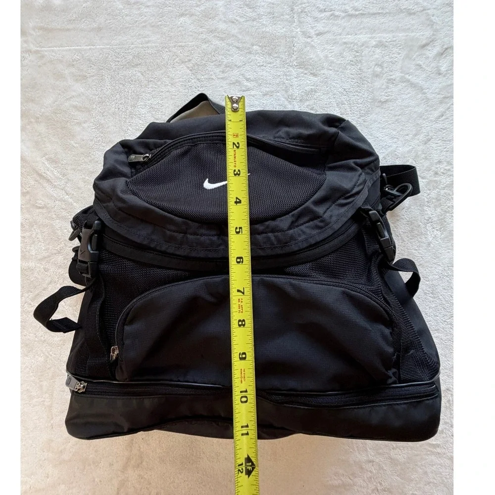 Nike Black Vintage Mesh Ventilated Gym Bag Unisex OS Excellent